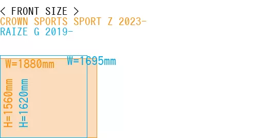#CROWN SPORTS SPORT Z 2023- + RAIZE G 2019-